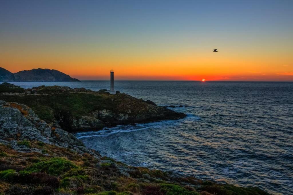 Apartamento Primera línea de playa Rías Baixas, Moaña Exterior foto
